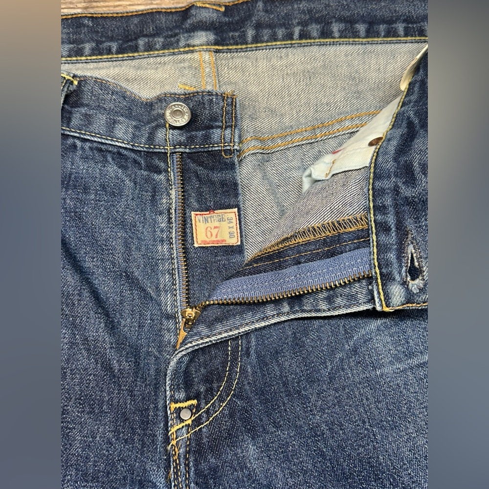 Y2K Polo Ralph Lauren Jeans 34x30 Bootcut Jeans Red R 100% Cotton - Picture 6 of 16